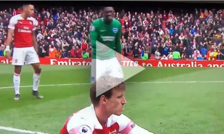 Piłkarze Arsenalu załamani, a zawodnik Brighton... xD [VIDEO]